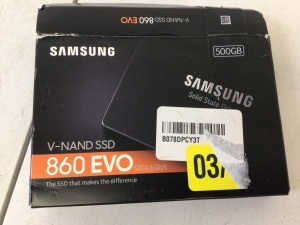 Samsung 860 EVO 500GB Internal SSD, E-Commerce Return