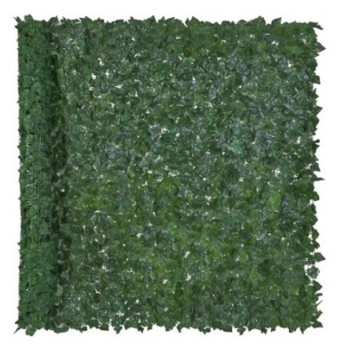 Outdoor Faux Ivy Privacy Screen Fence, Set of 2, Green, 96x72in