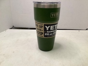 Yeti Rambler 26oz Cup, Lid Missing Piece, Appears New