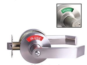 Bathroom Privacy Lever Lock with Large Indicator, E-Commerce Return
