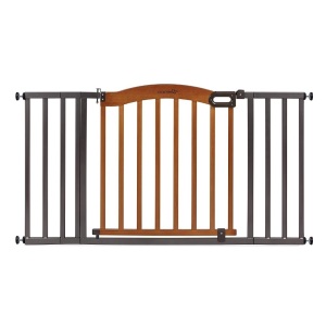 Decorative Wood & Metal Safety Baby Gate