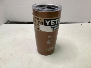 Yeti Rambler 20oz Tumbler, Lid Missing Piece, Appears New