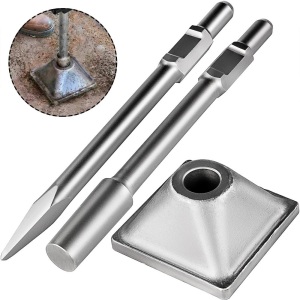 Dirt Soil Tamper 1-1/8" Concrete Breaker Jack Hammer Tamper Shank,chisel ,plate. Appears New