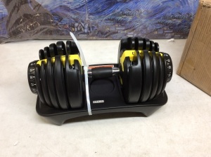 Lot of (1) 52.5LBS Adjustable Dumbbell. New