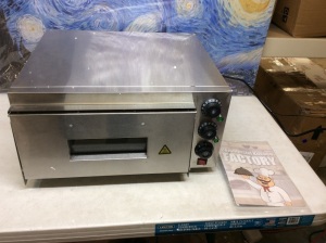 Commercial Compact Singlr Pizza Oven. Powers On, Not Tested Further