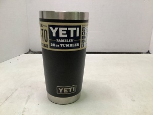 Yeti Rambler 20oz Tumbler, Missing Lid, Appears New