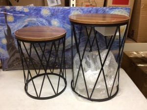 Nesting End Tables. New with Cosmetic Damage