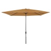 Rectangular Patio Umbrella w/ Easy Crank, UV-Resistant Fabric - 8x11ft