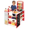 Kids Pretend Play Grocery Store Supermarket Toy Set w/ Accessories