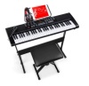 61-Key Beginners Electronic Keyboard Piano Set w/ 3 Modes, Microphone