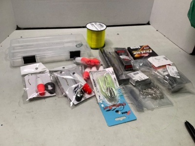 Lot of (13) Misc. Fishing Lures and Supplies, Ecommerce Return