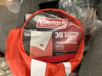 Coleman 30&deg; Sleeping Bag, Appears New