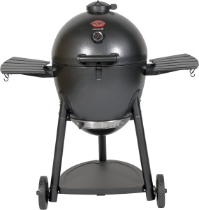 Char-Griller E16620 Akorn Kamado Charcoal Grill, Graphite. Appears New. Could be missing some hardware.