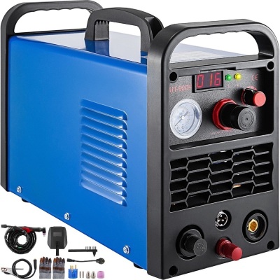 Plasma Cutter Air Plasma Cutter Non-touch Pilot Arc 50 Amp Dual Voltage 110/220v. Appears New