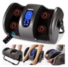 Reflexology Shiatsu Foot Massager w/ High-Intensity Rollers, Remote Control, Gray