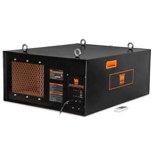 3-Speed Remote-Controlled Industrial-Strength Air Filtration System (556/702/1044 CFM)