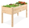 Elevated Wood Garden Planter Stand