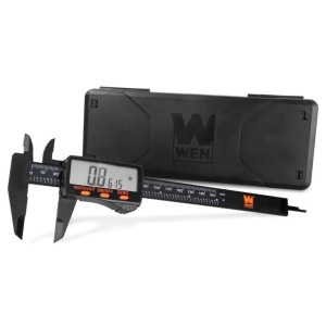 Electronic 6.1-Inch Digital Caliper with LCD Readout and Storage Case