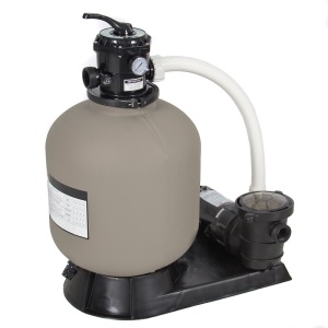 4500GPH Above Ground Swimming Pool Pump System w/ Sand Filter, 1.0HP. Appears New