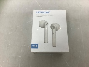 Letscom True Wireless Stereo Earbuds, New