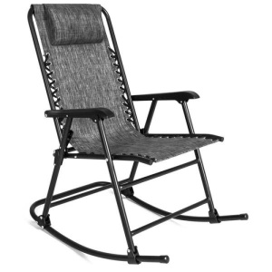 Foldable Zero Gravity Patio Rocking Lounge Chair. Appears New