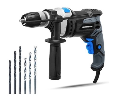 Hammerhead 7.5Amp 1/2" Variable Speed Hammer Drill, Powers Up, E-Comm Return