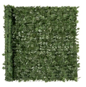 Outdoor Faux Ivy Privacy Screen Fence, Green, 94x59in