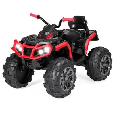 12V Kids 4-Wheeler Quad ATV Ride-On Car w/ 3.7mph Max, Headlights, AUX. Appears New