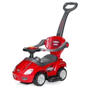 3-in-1 Kids Push Car w/ Handle and Horn. Appears New