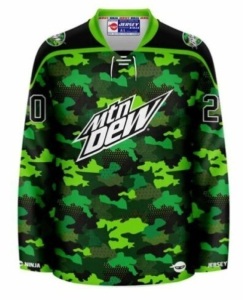 Jersey Ninja Mt Dew Jersey, Size Adult Small, New