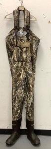 Men's Breathable Hunting Waders, Size 9T, E-Commerce Return