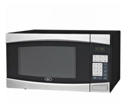 Oster Family-Size 1.4-Cu. Ft. Countertop Microwave Oven, Powers Up , Appears New