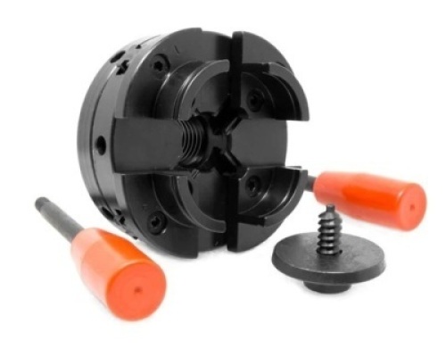 WEN&nbsp;4-Inch 4-Jaw Self-Centering Lathe Chuck Set with 1-Inch x 8TPI Thread