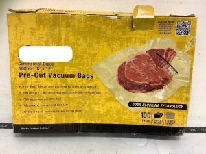 Pre-Cut Vacuum Bags, Appears New