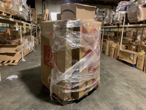 Untouched, Unsorted Pallet of Returns from Best Choice Products. May Contain New, Used, Returned, Broken, and other Conditions. This is a Pallet straight off a truck!