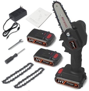 Mini Cordless Chainsaw, Powers Up, E-Comm Return