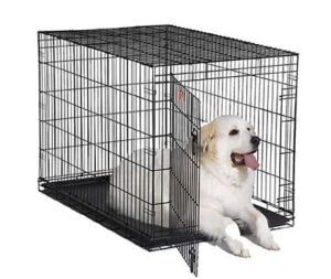 iCrate 1548 Single Door Folding Dog Crate, 91-110lbs.