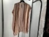 Quagga Peach Basketweave Coverup, OS, Appears New