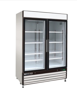 Maxx Cold MXM2-48RHC 54" Double Glass Door Merchandiser Refrigerator, Free Standing, 48 Cu. Ft.  New Scratch and Dent