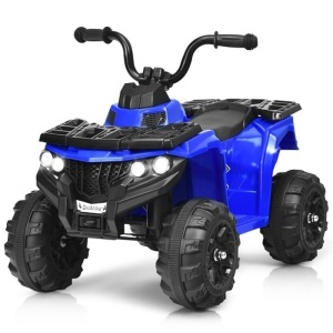 Kids Ride On ATV Quad 4 Wheeler Electric Toy Car 6V Battery Power Led Lights 