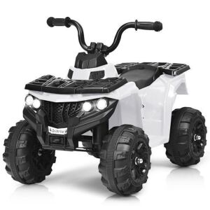 Kids Ride On ATV Quad 4 Wheeler Electric Toy Car 6V Battery Power Led Lights