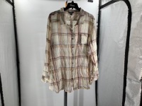 Natural Reflections Women's Flannel, 2X, Appears New