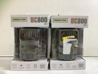 Lot of (2) Moultrie Trail Cameras, Untested, E-Commerce Return