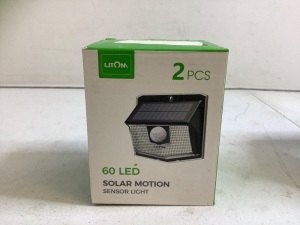 2pcs Solar Motion Sensor Light, Appears New