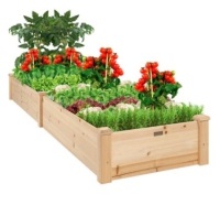 Wooden Raised Garden Bed Planter,&nbsp;8x2ft