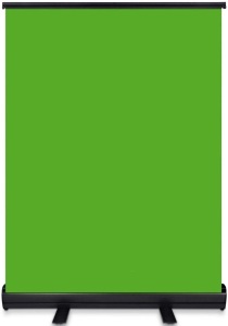 YISITONG Collapsible Green Screen Backdrop, Wrinkle-Resistant Chroma-Green Fabric, Solid Aluminium Base  