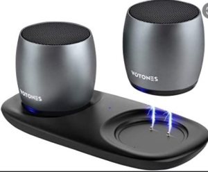 2pcs Votones Wireless Speakers, Powers Up, Appears New