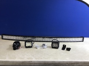 50" LED Light Bar with 3" Spot Lights