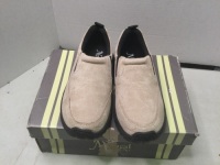 Natural Reflections Suede Mocs, 7.5, Ecommerce Return