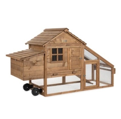 Mobile Wood Chicken Coop Tractor